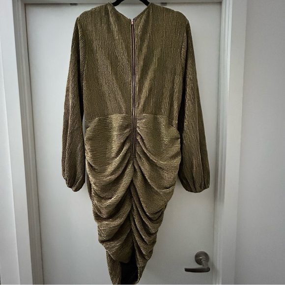 NWT Gold Dress US14 - Picture 4 of 5